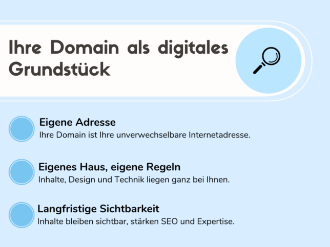 Domain als digitales Grundstück